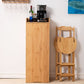 Industrial Collapsible Wood Counter Table 1/2/3/5 Pieces Bar Table Set for Balcony