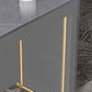 Mesa de Bar rectangular de estilo moderno, juego de mesa de Bar de piedra de 1/2/3 piezas para uso doméstico