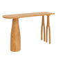 Contemporary Style Wood Bar Table 1/2 Pieces Bar Table Set for Home Use Brown 94"L x 20"W Clearhalo 'Bar Furniture' 'furn' 'furn_home_bar_bar_sets' 'Furniture' 'Home Bars & Bar Sets' 'home_bar_bar_sets' 'Kitchen & Dining Furniture' 6954474