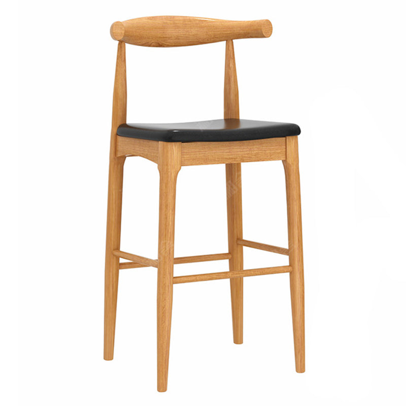 Contemporary Style Wood Bar Table 1/2 Pieces Bar Table Set for Home Use Brown 26"H Stool (Single) Clearhalo 'Bar Furniture' 'furn' 'furn_home_bar_bar_sets' 'Furniture' 'Home Bars & Bar Sets' 'home_bar_bar_sets' 'Kitchen & Dining Furniture' 6954477