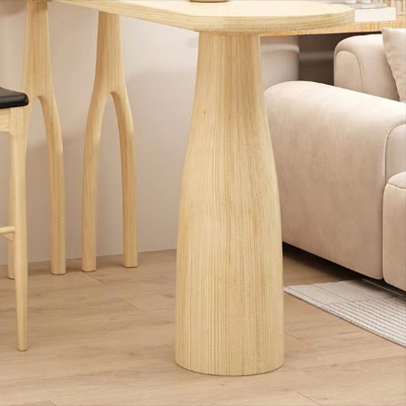 Contemporary Style Wood Bar Table 1/2 Pieces Bar Table Set for Home Use Clearhalo 'Bar Furniture' 'furn' 'furn_home_bar_bar_sets' 'Furniture' 'Home Bars & Bar Sets' 'home_bar_bar_sets' 'Kitchen & Dining Furniture' 6954482