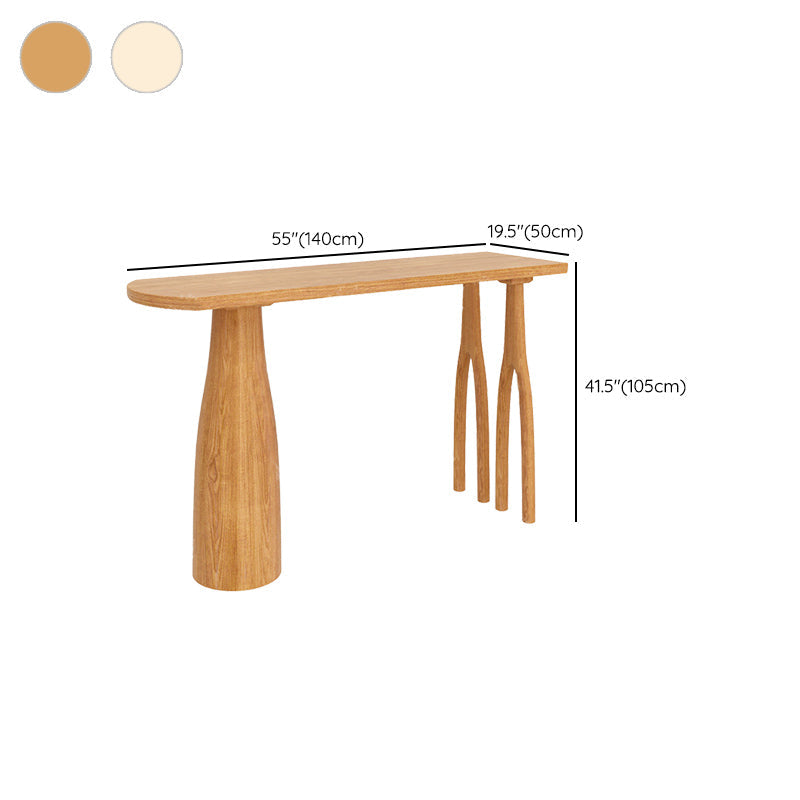 Contemporary Style Wood Bar Table 1/2 Pieces Bar Table Set for Home Use Clearhalo 'Bar Furniture' 'furn' 'furn_home_bar_bar_sets' 'Furniture' 'Home Bars & Bar Sets' 'home_bar_bar_sets' 'Kitchen & Dining Furniture' 6954487