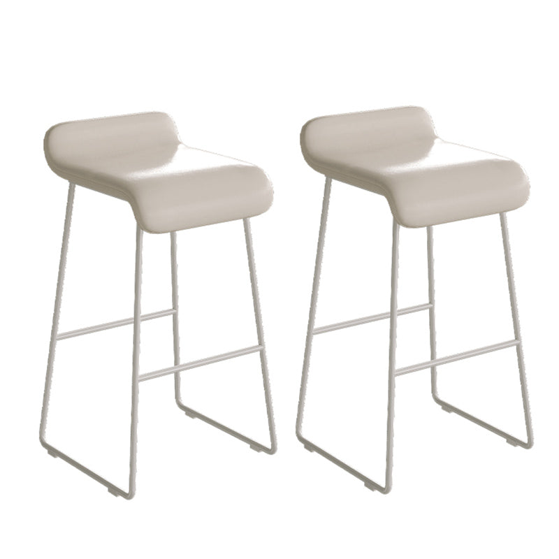 Modern Stone Counter Table 1/2/3 Pieces Bar Table Set for Living Room White 30"H Stools (Set of 2) Clearhalo 'Bar Furniture' 'furn' 'furn_home_bar_bar_sets' 'Furniture' 'Home Bars & Bar Sets' 'home_bar_bar_sets' 'Kitchen & Dining Furniture' 6954497