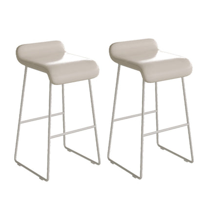Modern Stone Counter Table 1/2/3 Pieces Bar Table Set for Living Room White 30"H Stools (Set of 2) Clearhalo 'Bar Furniture' 'furn' 'furn_home_bar_bar_sets' 'Furniture' 'Home Bars & Bar Sets' 'home_bar_bar_sets' 'Kitchen & Dining Furniture' 6954497