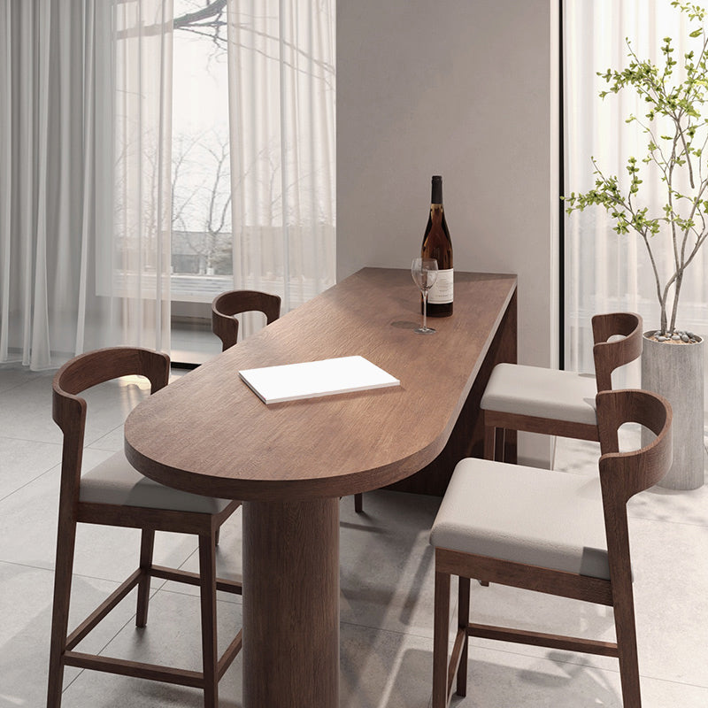 Table de bar rectangulaire de style industriel, ensemble de 1/2/5 pièces en bois pour la cuisine