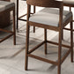 Table de bar rectangulaire de style industriel, ensemble de 1/2/5 pièces en bois pour la cuisine