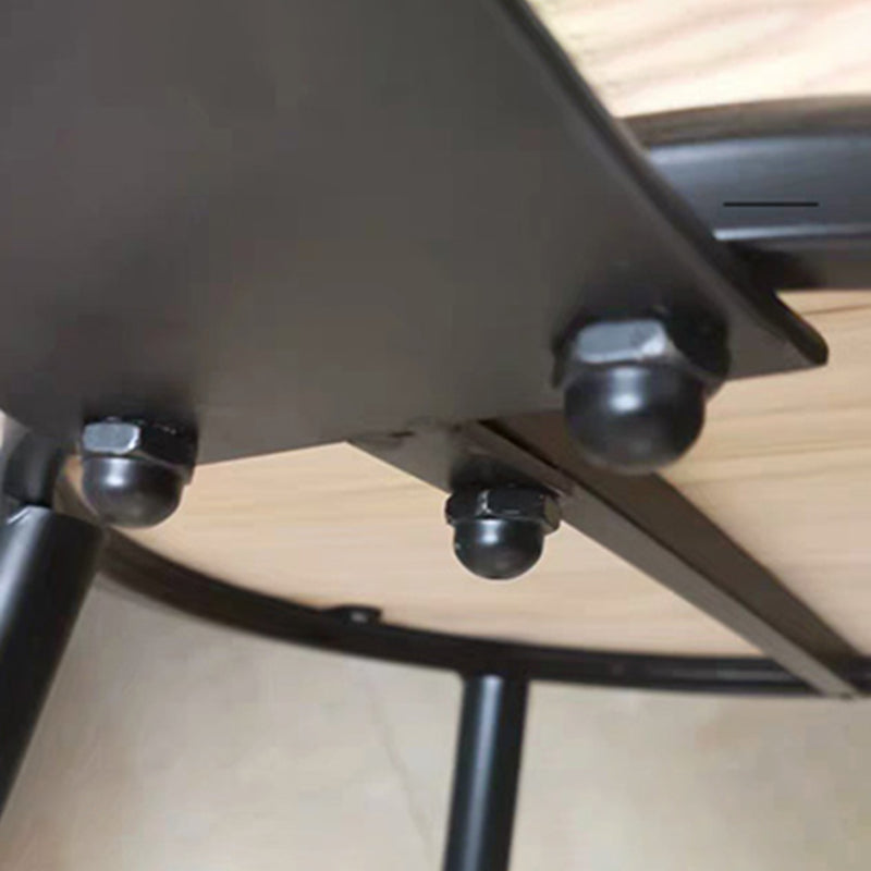 Industrial Style Armless Counter Stool Faux Leather Counter-height Stool Clearhalo 'Bar Furniture' 'Bar Stools' 'bar_stools' 'furn' 'furn_bar_stools' 'Furniture' 'Kitchen & Dining Furniture' 6954547
