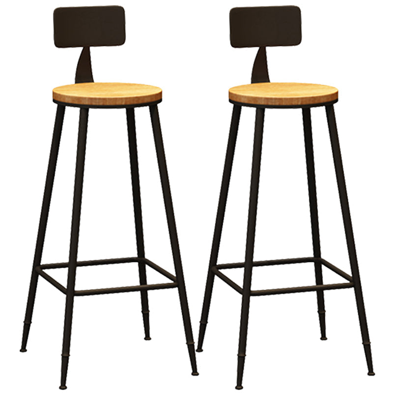 Tabouret de bar de comptoir contemporain Tabourets de hauteur de comptoir à dossier bas