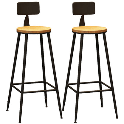 Tabouret de bar de comptoir contemporain Tabourets de hauteur de comptoir à dossier bas