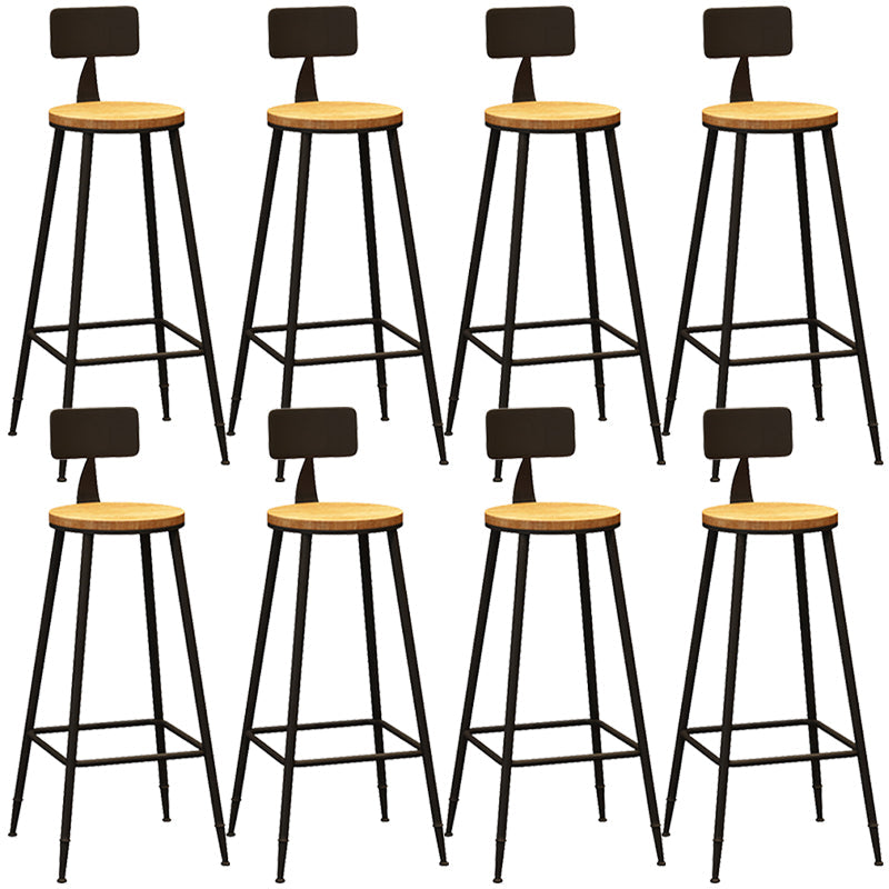 Tabouret de bar de comptoir contemporain Tabourets de hauteur de comptoir à dossier bas