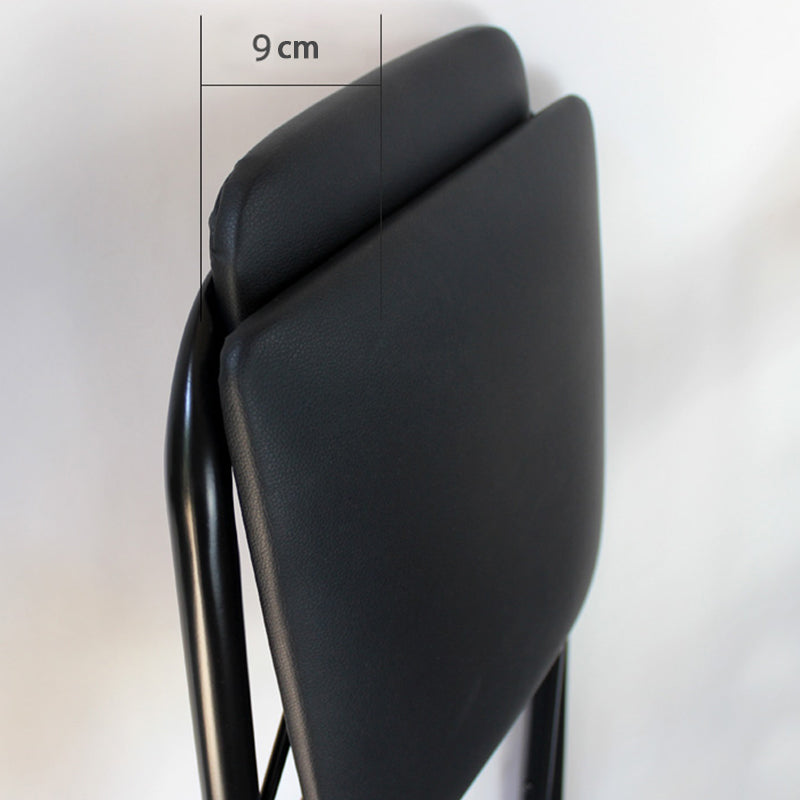 Contemporary Dining Stools Folding Bar Stools with Metal Base Clearhalo 'Bar Furniture' 'Bar Stools' 'bar_stools' 'furn' 'furn_bar_stools' 'Furniture' 'Kitchen & Dining Furniture' 6954935