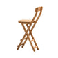 Contemporary Dining Stools Low Back Folding Bar Stools with Footrest Natural 1 Piece Counter Stool(24"H) Clearhalo 'Bar Furniture' 'Bar Stools' 'bar_stools' 'furn' 'furn_bar_stools' 'Furniture' 'Kitchen & Dining Furniture' 6954944