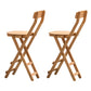 Contemporary Dining Stools Low Back Folding Bar Stools with Footrest Natural 2 Piece Set Counter Stool(24"H) Clearhalo 'Bar Furniture' 'Bar Stools' 'bar_stools' 'furn' 'furn_bar_stools' 'Furniture' 'Kitchen & Dining Furniture' 6954957