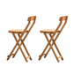 Contemporary Dining Stools Low Back Folding Bar Stools with Footrest Natural 2 Piece Set Short Stool(18"H) Clearhalo 'Bar Furniture' 'Bar Stools' 'bar_stools' 'furn' 'furn_bar_stools' 'Furniture' 'Kitchen & Dining Furniture' 6954959