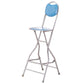 Contemporary Dining Stools Low Back Folding Bar Stools with Metal Base Blue 1 Piece Clearhalo 'Bar Furniture' 'Bar Stools' 'bar_stools' 'furn' 'furn_bar_stools' 'Furniture' 'Kitchen & Dining Furniture' 6954988