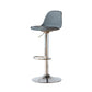 Taburetes de comedor sin brazos Taburetes de bar de altura ajustable con base de metal