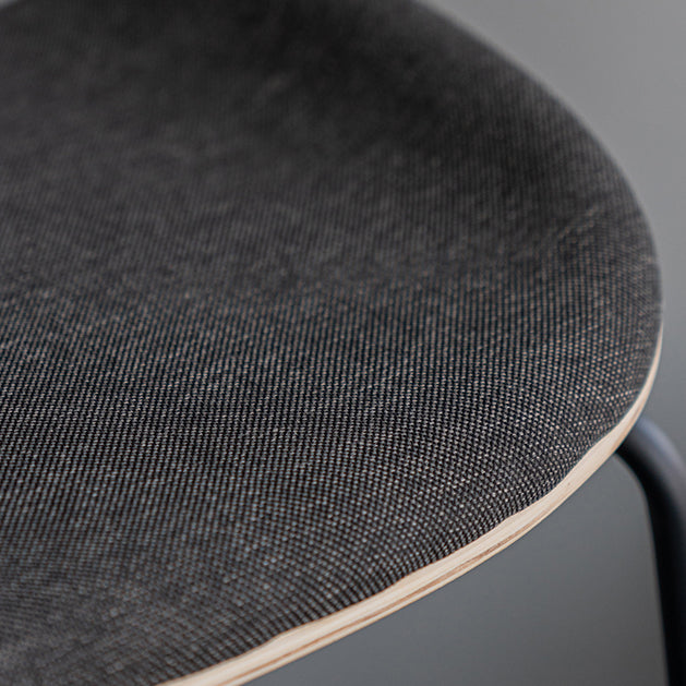 Industrial Style Armless Bar Stool Low Back Counter Bar Stool for Home