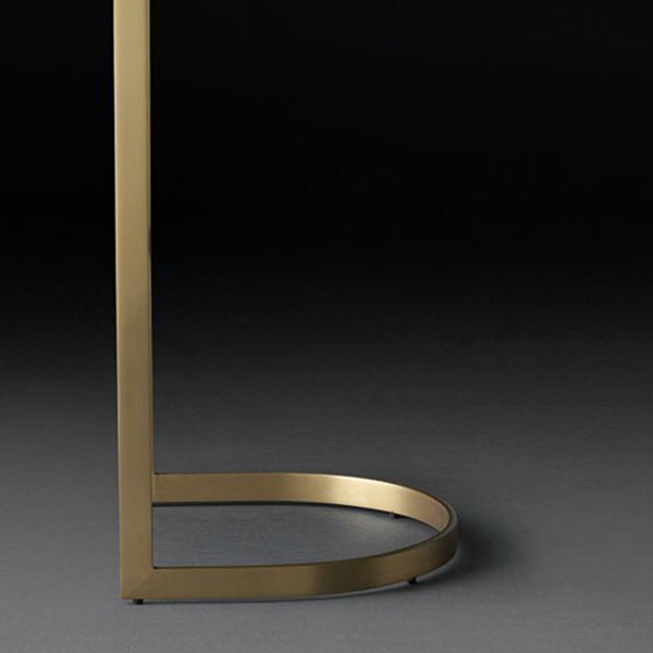 Tabourets de salle à manger glamour rembourrés des tabourets de bar sans base avec une base en métal