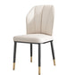 PU Leather Dining Chairs Nordic Style Wingback Armless Chair Clearhalo 'Dining Chairs' 'Dining Tables & Seating' 'dining_chair' 'furn' 'furn_dining_chair' 'Furniture' 'Kitchen & Dining Furniture' 6955466