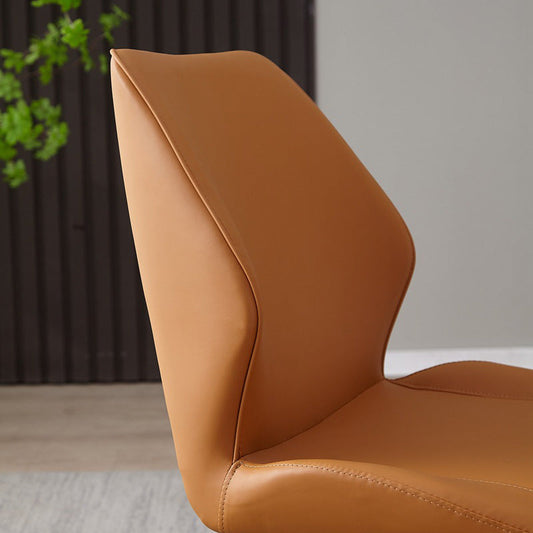 Upholstered Armless Industrial Chair Home Black Metal Legs Dining Chair Clearhalo 'Dining Chairs' 'Dining Tables & Seating' 'dining_chair' 'furn' 'furn_dining_chair' 'Furniture' 'Kitchen & Dining Furniture' 6955563