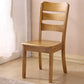 Wood Modern Style Dining Chair Ladder Back Side Chair for Dining Room Tan 1 Piece Clearhalo 'Dining Chairs' 'Dining Tables & Seating' 'dining_chair' 'furn' 'furn_dining_chair' 'Furniture' 'Kitchen & Dining Furniture' 6955589