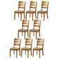 Wood Modern Style Dining Chair Ladder Back Side Chair for Dining Room Tan 8 Piece Set Clearhalo 'Dining Chairs' 'Dining Tables & Seating' 'dining_chair' 'furn' 'furn_dining_chair' 'Furniture' 'Kitchen & Dining Furniture' 6955593