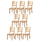 Wood Modern Style Dining Chair Ladder Back Side Chair for Dining Room Natural 8 Piece Set Clearhalo 'Dining Chairs' 'Dining Tables & Seating' 'dining_chair' 'furn' 'furn_dining_chair' 'Furniture' 'Kitchen & Dining Furniture' 6955608