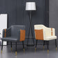 Contemporary Arm Chair Home Faux Leather Upholstered Dining Chair Clearhalo 'Dining Chairs' 'Dining Tables & Seating' 'dining_chair' 'furn' 'furn_dining_chair' 'Furniture' 'Kitchen & Dining Furniture' 6955610