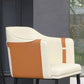 Contemporary Arm Chair Home Faux Leather Upholstered Dining Chair Clearhalo 'Dining Chairs' 'Dining Tables & Seating' 'dining_chair' 'furn' 'furn_dining_chair' 'Furniture' 'Kitchen & Dining Furniture' 6955621