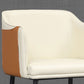 Contemporary Arm Chair Home Faux Leather Upholstered Dining Chair Clearhalo 'Dining Chairs' 'Dining Tables & Seating' 'dining_chair' 'furn' 'furn_dining_chair' 'Furniture' 'Kitchen & Dining Furniture' 6955622