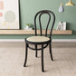 Wood Modern Style Side Chair Open Back Dining Chair for Dining Room Black Wicker & Rattan 1 Piece Clearhalo 'Dining Chairs' 'Dining Tables & Seating' 'dining_chair' 'furn' 'furn_dining_chair' 'Furniture' 'Kitchen & Dining Furniture' 6955646