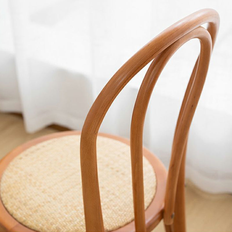 Wood Modern Style Side Chair Open Back Dining Chair for Dining Room Clearhalo 'Dining Chairs' 'Dining Tables & Seating' 'dining_chair' 'furn' 'furn_dining_chair' 'Furniture' 'Kitchen & Dining Furniture' 6955649