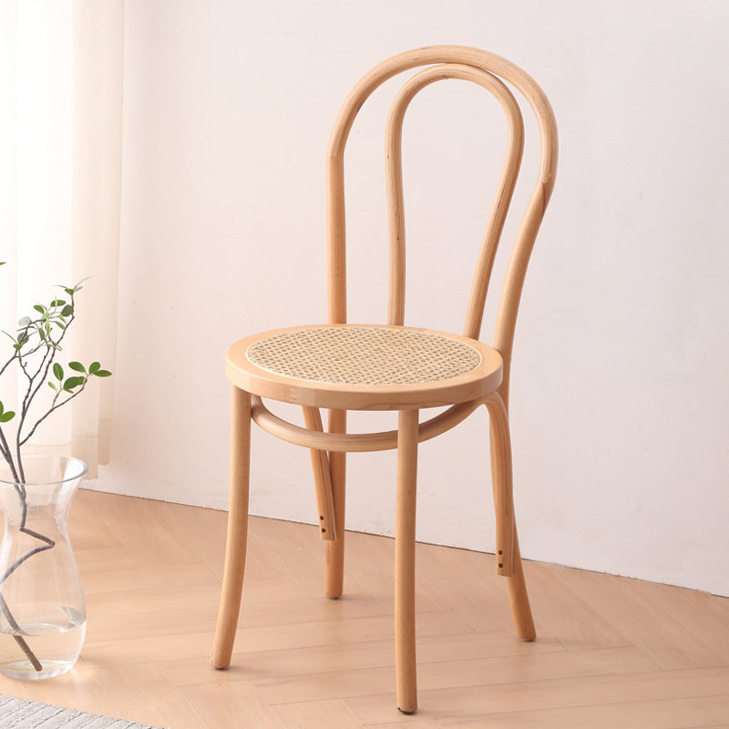 Wood Modern Style Side Chair Open Back Dining Chair for Dining Room Clearhalo 'Dining Chairs' 'Dining Tables & Seating' 'dining_chair' 'furn' 'furn_dining_chair' 'Furniture' 'Kitchen & Dining Furniture' 6955657
