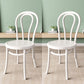 Wood Modern Style Side Chair Open Back Dining Chair for Dining Room White Wood 2 Piece Set Clearhalo 'Dining Chairs' 'Dining Tables & Seating' 'dining_chair' 'furn' 'furn_dining_chair' 'Furniture' 'Kitchen & Dining Furniture' 6955658