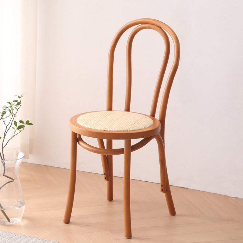 Wood Modern Style Side Chair Open Back Dining Chair for Dining Room Clearhalo 'Dining Chairs' 'Dining Tables & Seating' 'dining_chair' 'furn' 'furn_dining_chair' 'Furniture' 'Kitchen & Dining Furniture' 6955660