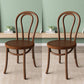 Wood Modern Style Side Chair Open Back Dining Chair for Dining Room Nut-Brown Wood 2 Piece Set Clearhalo 'Dining Chairs' 'Dining Tables & Seating' 'dining_chair' 'furn' 'furn_dining_chair' 'Furniture' 'Kitchen & Dining Furniture' 6955661