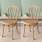 Wood Modern Style Side Chair Open Back Dining Chair for Dining Room Natural Wood 2 Piece Set Clearhalo 'Dining Chairs' 'Dining Tables & Seating' 'dining_chair' 'furn' 'furn_dining_chair' 'Furniture' 'Kitchen & Dining Furniture' 6955664