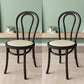 Wood Modern Style Side Chair Open Back Dining Chair for Dining Room Black Wicker & Rattan 2 Piece Set Clearhalo 'Dining Chairs' 'Dining Tables & Seating' 'dining_chair' 'furn' 'furn_dining_chair' 'Furniture' 'Kitchen & Dining Furniture' 6955665