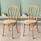 Wood Modern Style Side Chair Open Back Dining Chair for Dining Room Natural Wicker & Rattan 2 Piece Set Clearhalo 'Dining Chairs' 'Dining Tables & Seating' 'dining_chair' 'furn' 'furn_dining_chair' 'Furniture' 'Kitchen & Dining Furniture' 6955669