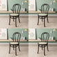 Wood Modern Style Side Chair Open Back Dining Chair for Dining Room Black Wicker & Rattan 4 Piece Set Clearhalo 'Dining Chairs' 'Dining Tables & Seating' 'dining_chair' 'furn' 'furn_dining_chair' 'Furniture' 'Kitchen & Dining Furniture' 6955675