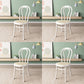 Wood Modern Style Side Chair Open Back Dining Chair for Dining Room White Wicker & Rattan 4 Piece Set Clearhalo 'Dining Chairs' 'Dining Tables & Seating' 'dining_chair' 'furn' 'furn_dining_chair' 'Furniture' 'Kitchen & Dining Furniture' 6955676