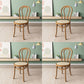 Wood Modern Style Side Chair Open Back Dining Chair for Dining Room Yellow-Brown Wicker & Rattan 4 Piece Set Clearhalo 'Dining Chairs' 'Dining Tables & Seating' 'dining_chair' 'furn' 'furn_dining_chair' 'Furniture' 'Kitchen & Dining Furniture' 6955677