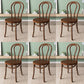 Wood Modern Style Side Chair Open Back Dining Chair for Dining Room Nut-Brown Wood 6 Piece Set Clearhalo 'Dining Chairs' 'Dining Tables & Seating' 'dining_chair' 'furn' 'furn_dining_chair' 'Furniture' 'Kitchen & Dining Furniture' 6955683