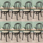 Wood Modern Style Side Chair Open Back Dining Chair for Dining Room Black Wicker & Rattan 8 Piece Set Clearhalo 'Dining Chairs' 'Dining Tables & Seating' 'dining_chair' 'furn' 'furn_dining_chair' 'Furniture' 'Kitchen & Dining Furniture' 6955695