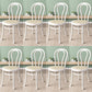 Wood Modern Style Side Chair Open Back Dining Chair for Dining Room White Wicker & Rattan 8 Piece Set Clearhalo 'Dining Chairs' 'Dining Tables & Seating' 'dining_chair' 'furn' 'furn_dining_chair' 'Furniture' 'Kitchen & Dining Furniture' 6955696