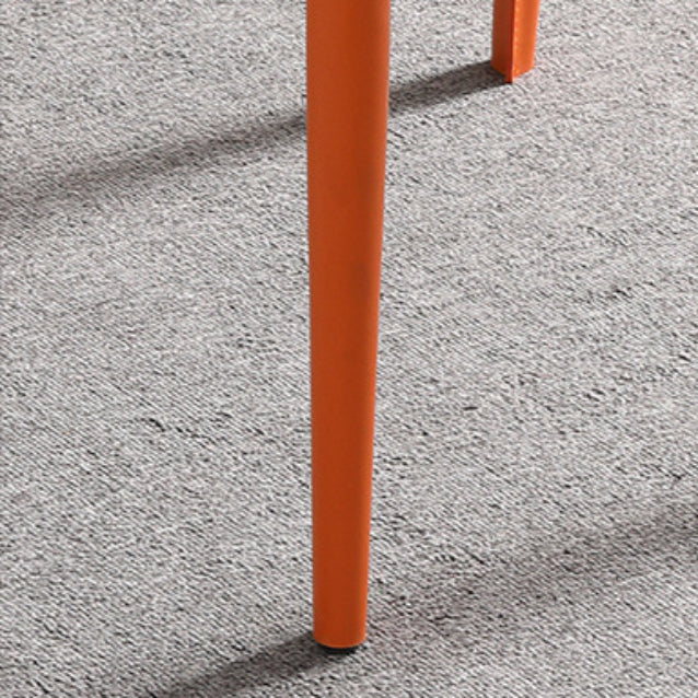 Sedia da pranzo moderna con schienale imbottito e senza braccioli da cucina