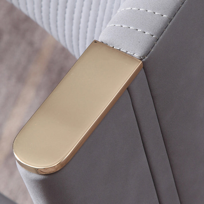 Industrial Upholstered Armless Chair Kitchen Open Back Dining Chair Clearhalo 'Dining Chairs' 'Dining Tables & Seating' 'dining_chair' 'furn' 'furn_dining_chair' 'Furniture' 'Kitchen & Dining Furniture' 6955763