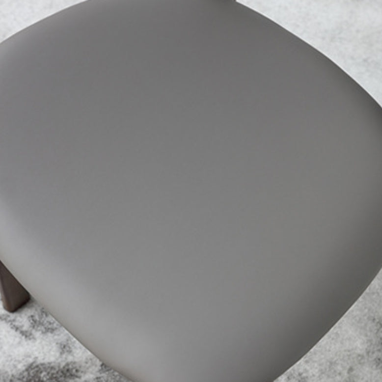 Chaise industrielle sans bras rembourrée chaise à manger en bois massif en bois massif