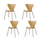 Modern Style Side Chair Plastic Indoor Dining Chair for Home