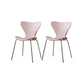 Modern Style Side Chair Plastic Indoor Dining Chair for Home
